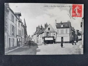 CPA 02 LAON - La Place Saint-Julien et la Rue Saint-Martin - Imagen 1 de 2