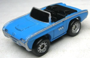 1987 GALOOB MICRO MACHINES 1963 FORD THUNDER BIRD CONVERTIBLE BLUE 1 3/8" CAR - Picture 1 of 6