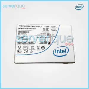 SSDPE2KX040T7 Intel DC P4500 Series 4.0TB TLC PCIe 3.1 x4 NVMe 2.5 Internal SSD - Picture 1 of 3