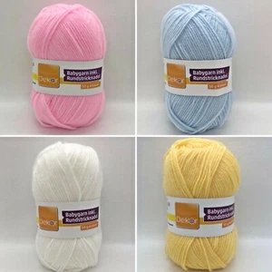 50 gr. Knäuel Babywolle, Babygarn, Freie Farbauswahl - Bild 1 von 7