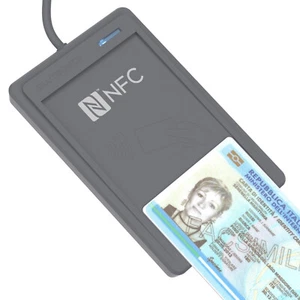 BLUTRONICS TAURUS NFC Lettore CIE 3.0 Carta Identità Elettronica Tess Sanitaria - Foto 1 di 7