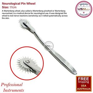 Medical Diagnostic Neurological Wartenberg Pinwheel Reflex Roller 