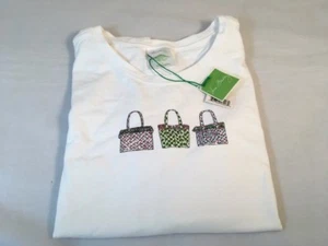 NWT Vera Bradley Short Sleeve 3 Totes T-Shirt Size X-Small - Picture 1 of 3