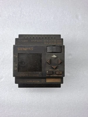 SIEMENS 6ED1052-1MD00-0BA5 12/24RC LOGO PLC 12/24V DC FOR PARTS - Image 1 of 4