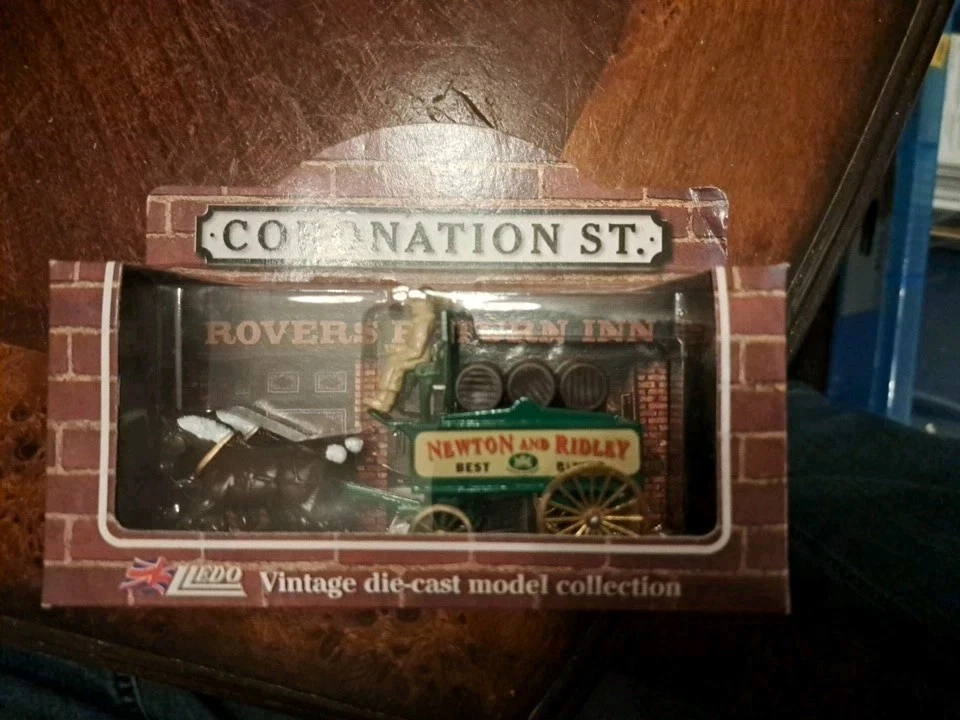 Carro Dibujado por Caballos Lledo Coronation Street Newton And Ridley De Colección Diecast Foto 1 de 1