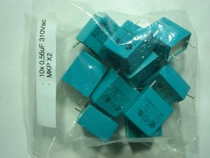 10x 0,56uF 310Vac MKP-X2 Entstörkondensator #6L - Picture 1 of 3