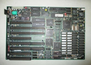 Scheda madre VTech 35-2357-07 Laser 286 1986 702220 con CPU e RAM -Testata - Foto 1 di 9