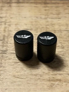 2x Metal valve caps KTM duke Black metal Accessories - Picture 1 of 2