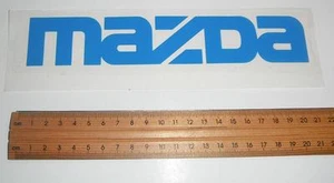 Mazda blue vinyl sticker / decal 200mm x 35mm - Bild 1 von 4