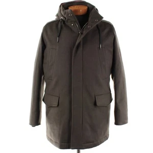 Kired Kiton NWT Kang 2 Cashmere Hooded Down Jacket Size 50 (M US) In Solid Brown - Picture 1 of 16