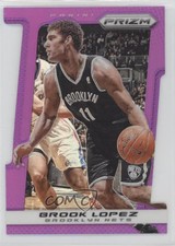 2013-14 Panini Prizm Purple Prizm Die-Cut /49 Brook Lopez #160