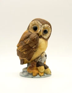 Figura de búho Andrea by Sadek pájaro de porcelana 6350 vintage - Imagen 1 de 5