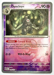 Dusclops 036/131 - Master Ball Reverse Holo - Evoluciones Prismáticas - Casi Nuevo/Muy Nuevo - Imagen 1 de 2