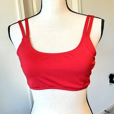 Vintage SUN STREAKS by Newport News Sporty Bikini Top—SZ. 12 - Image 1 of 4