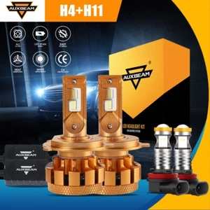 AUXBEAM LED Headlights for Toyota Tacoma 2012-2015 Hi/Low Beam Fog Light Bulbs - Picture 1 of 12