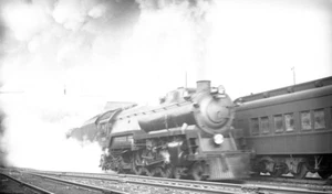 Baltimore & Ohio B&O Railroad 5350 4-6-4 Chicago Ranke negativo 9109 - Foto 1 di 1