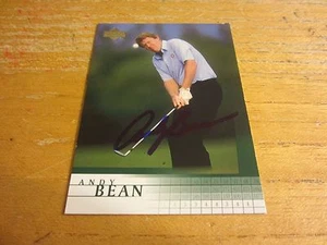 Andy Bean Autographed Signed 2001 Upper Deck #52 Trading Card PGA Golf - Picture 1 of 3