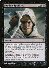 Sudden Spoiling Time Spiral PLD Black Rare MAGIC THE GATHERING CARD ABUGames