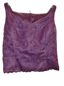 Vintage Jessica McClintock Womens Sz 16 Embroidered Smocked Top Millennium   - Picture 1 of 5