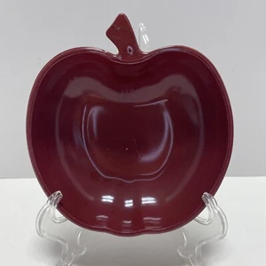 Vintage Hazel Atlas Pyrex Apple Bowl Red - Picture 1 of 4