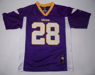 CAMISETA REEBOK ADRIAN PETERSON #28 MINNESOTA VIKINGS juvenil talla grande 14-16 Foto 1 de 4