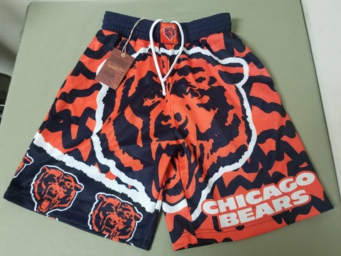 New Mitchell & Ness Mens NFL Chicago Bears Jumbotron Shorts Cover