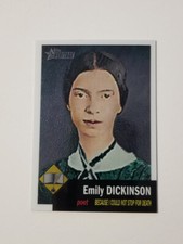2009 TOPPS HERITAGE EMILY DICKINSON CHROME TRADING CARD #C6