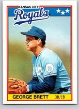 1988 TOPPS UK MINIS #7 GEORGE BRETT NM-MT ROYALS