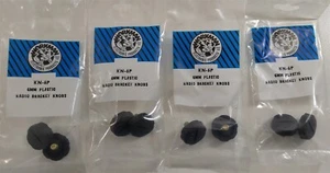 Lot of 4 Packs Workman KN-6P Plastic OEM 6mm CB Radio Bracket Knobs (2 per Pack) - Zdjęcie 1 z 7