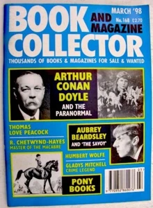 BOOK & MAGAZINE COLLECTOR Mar 1998 168 Conan Doyle Paranormal Aubrey Beardsley - Picture 1 of 3