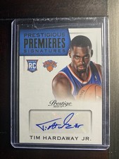 TIM HARDAWAY JR RC AUTO 2013-14 PRESTIGE ROOKIE AUTO MINT #27 DALLAS MAVERICKS