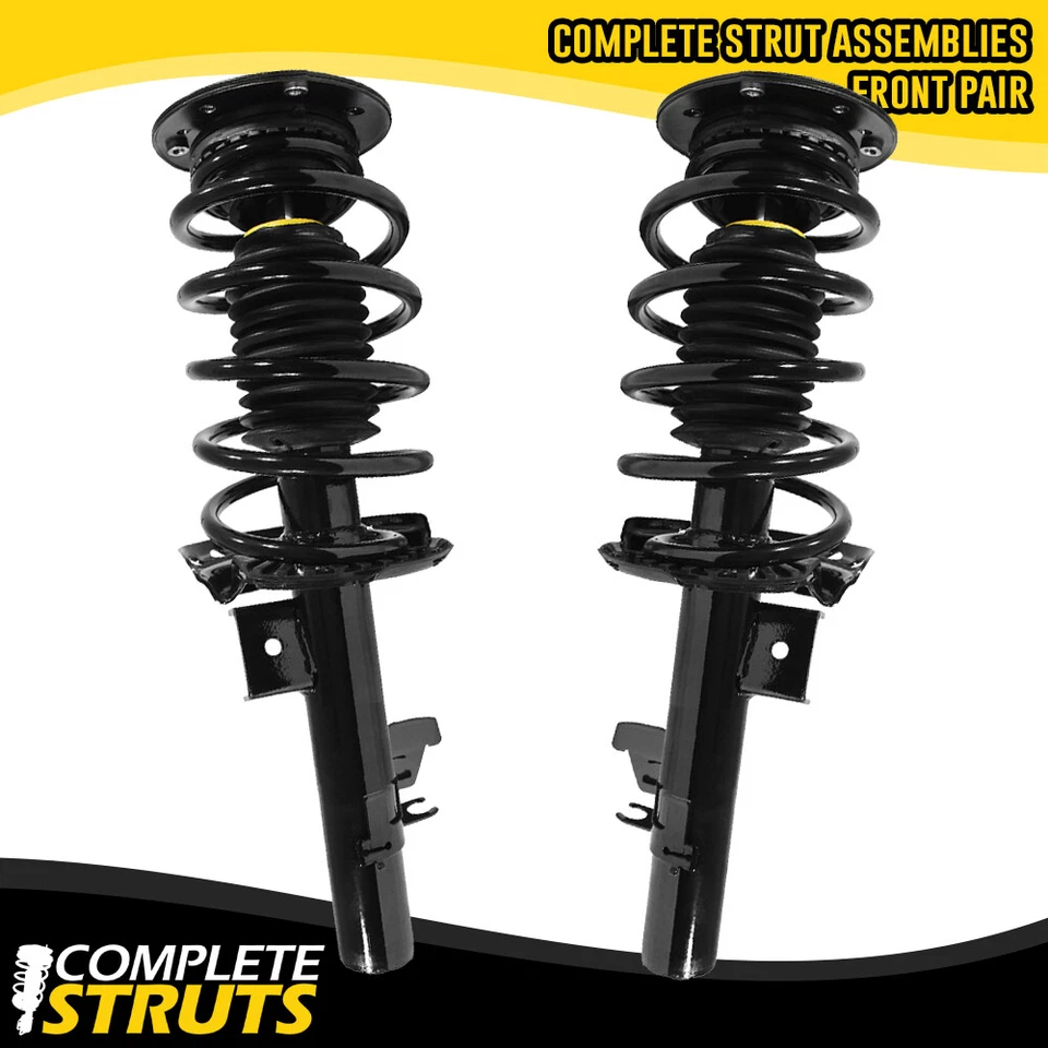 2007-2016 Volvo S80 Front Quick Complete Struts & Coil Springs Assembly Pair x2 Foto 1 de 4