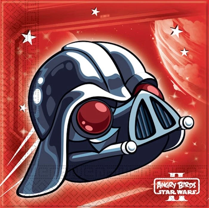 DECORATA PARTY Angry Birds - Star Wars II - 3 Ply Napkins x 20 - Children's Party Supplies