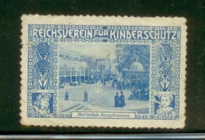 c1900 Austria KInderschutz charity stamp - Marienbad - Czeck Republic today - Picture 1 of 1