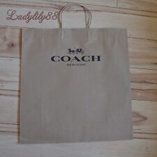 New Coach Large Medium  Small Paper Shopping Gift Bag Light Brown Option