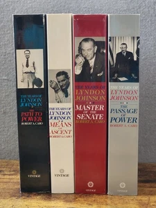 Complete The Years of Lyndon Johnson - Robert A. Caro 4 Volume Paperback Set - Picture 1 of 20