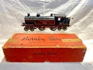 HORNBY/MECCANO  Series O Gauge Railways Prewar No. 2 4-4-4 Tank Southern E492 - Picture 1 of 11