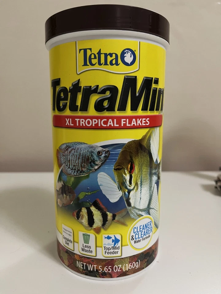 TetraMin XL Copos Tropicales Agua Transparente Peces Fórmula Nutritiva 5.65Oz Foto 1 de 1