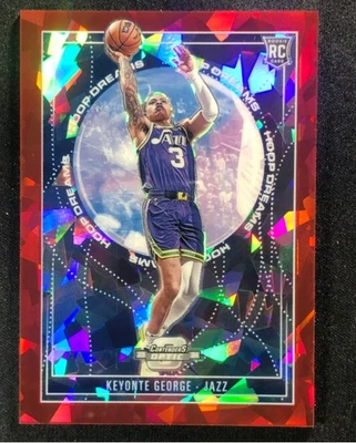 Keyonte George 2023-24 Panini Contenders Optic Hoop Dreams Red Ice 114/175 RC - Image 1 of 2