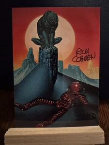 1993 Comic Images AUTOGRAPH Richard Corben Fantasy Card #8 His Master's Voice - Picture 1 of 2