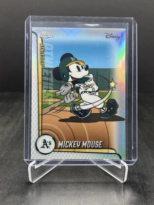 2025 Topps Chrome Disney Mickey Mouse - Athletics MLB Home Jersey SP #MLBH-7 - Image 1 of 4