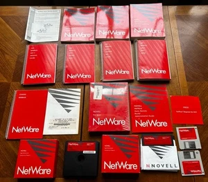 Novell NetWare V2.2 5 User Kit 5.25" Media 1.2MB ~ Workstation Software - Picture 1 of 12