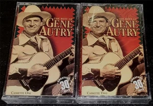 GENE AUTRY, The Best of Gene Autry, DOUBLE CASSETTE, NEW (30 TRACKS) - Picture 1 of 1