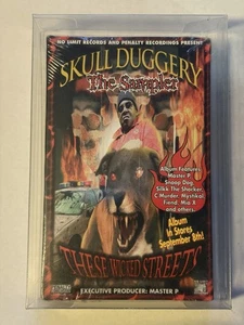 SKULL DUGGERY THESE WICKED STREETS CASSETTE SAMPLER NEW SEALED RARE G-FUNK RAP - Picture 1 of 3