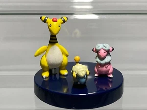 Figura de juguete Mareep, Flaaffy, Ampharos (H0,6"-1,2") Pokémon Tomy Zukan escala 1/40. - Imagen 1 de 4