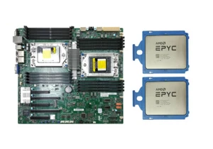 Supermicro H11DSi E-ATX Motherboard With 2x AMD EPYC 7551 64C/128T DDR4 2666 - Picture 1 of 5