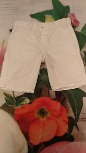 Pantalón corto bermuda niño blanco 6/7 años