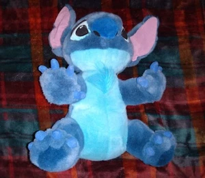 14" DISNEY STORE EXCLUSIVE LILO & STITCH DOG BLUE SOFT STUFFED ANIMAL PLUSH TOY - Picture 1 of 3