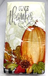 Dar Gracias Acción de Gracias Otoño Calabaza Cena Servilletas Toallas para Invitados 36ct Decoupage - Imagen 1 de 5