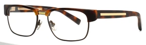MORGENTHAL FREDERICS Angus 674 Tortoise Mens Rectangle Eyeglasses 53-17-140 B - Picture 1 of 15